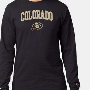 Champion Boulder Colorado Black long sleeve Buffs